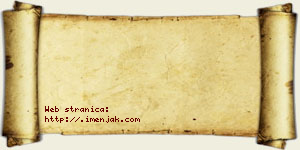 Ranislava Jaćimović vizit kartica